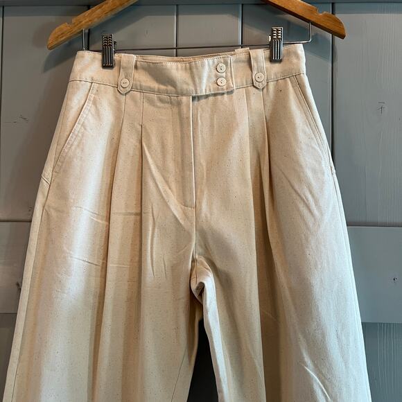 Mod Ref Cream Straight Leg Pants - Picture 3 of 9